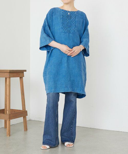 BEARDSLEY / ビアズリー ロング・マキシ丈ワンピース | ウォッシュドリネンワンピース | 詳細7