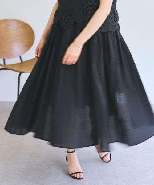 BEARDSLEY / ビアズリー ロング・マキシ丈ワンピース | 《4/2(木)18：00予約開始》バテンレースアンサンブルワンピ | 詳細10