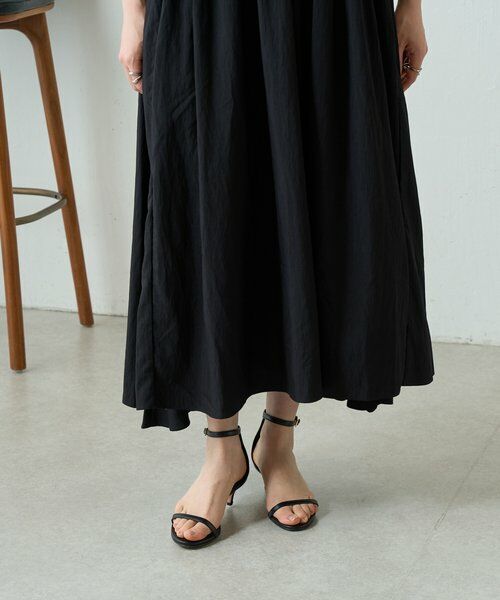 BEARDSLEY / ビアズリー ロング・マキシ丈ワンピース | ニットコンビギャザーワンピ | 詳細10