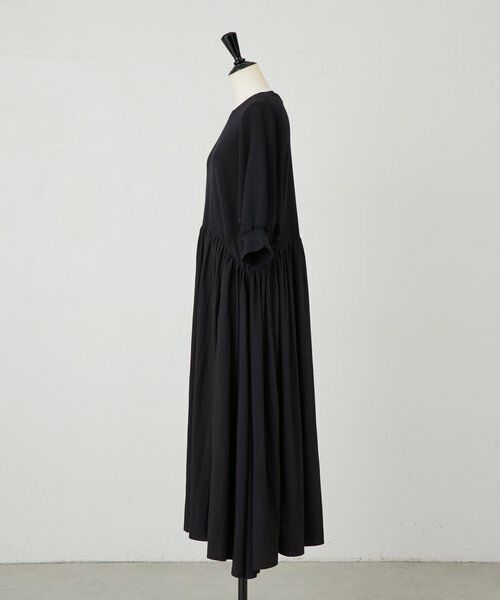 BEARDSLEY / ビアズリー ロング・マキシ丈ワンピース | ニットコンビギャザーワンピ | 詳細14