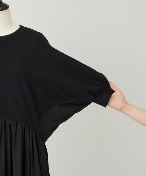 BEARDSLEY / ビアズリー ロング・マキシ丈ワンピース | ニットコンビギャザーワンピ | 詳細20