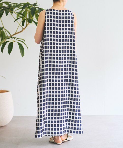 BEARDSLEY / ビアズリー ロング・マキシ丈ワンピース | 《3/19(木)12：00予約開始》綿麻ウインドペンワンピース | 詳細2