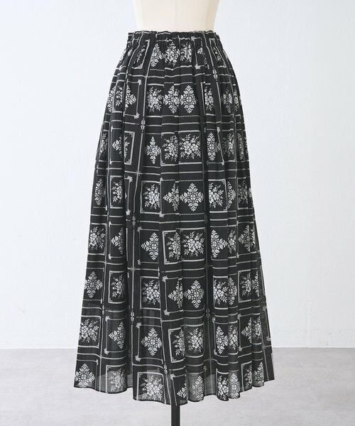 BEARDSLEY / ビアズリー ロング・マキシ丈スカート | 刺繍風プリントスカート | 詳細16