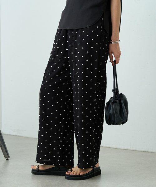 BEARDSLEY / ビアズリー その他パンツ | 《4/8(水)12:00予約開始》楊柳ドットイージーパンツ | 詳細1