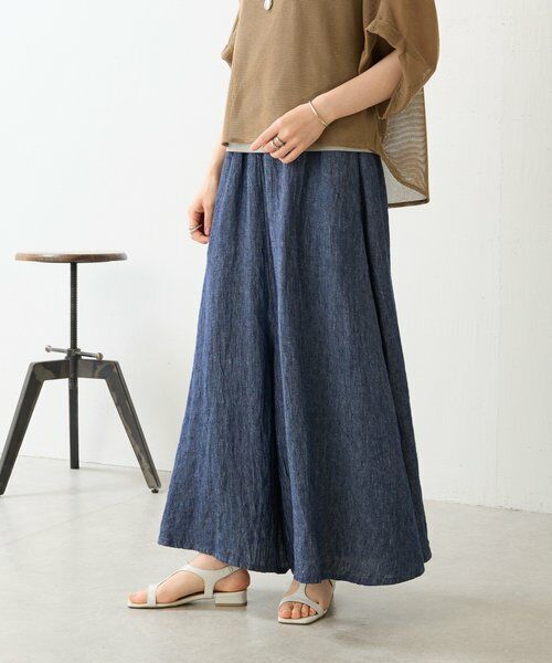 BEARDSLEY / ビアズリー その他パンツ | 《4/8(水)12:00予約開始》リネンデニムサルエルパンツ | 詳細1