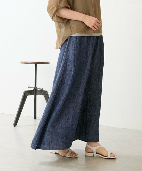 BEARDSLEY / ビアズリー その他パンツ | 《4/8(水)12:00予約開始》リネンデニムサルエルパンツ | 詳細4