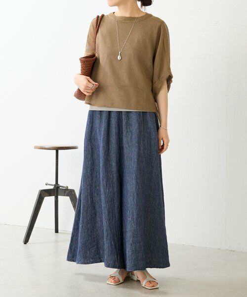 BEARDSLEY / ビアズリー その他パンツ | 《4/8(水)12:00予約開始》リネンデニムサルエルパンツ | 詳細6