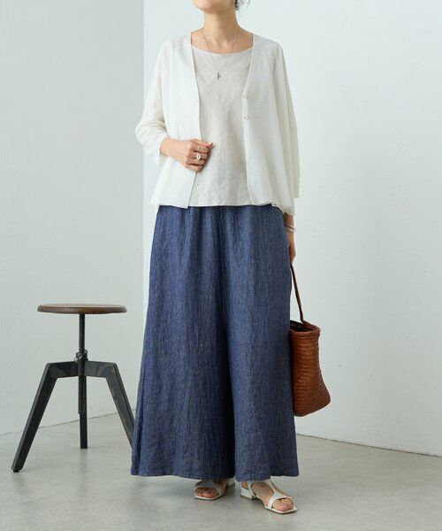 BEARDSLEY / ビアズリー その他パンツ | 《4/8(水)12:00予約開始》リネンデニムサルエルパンツ | 詳細9