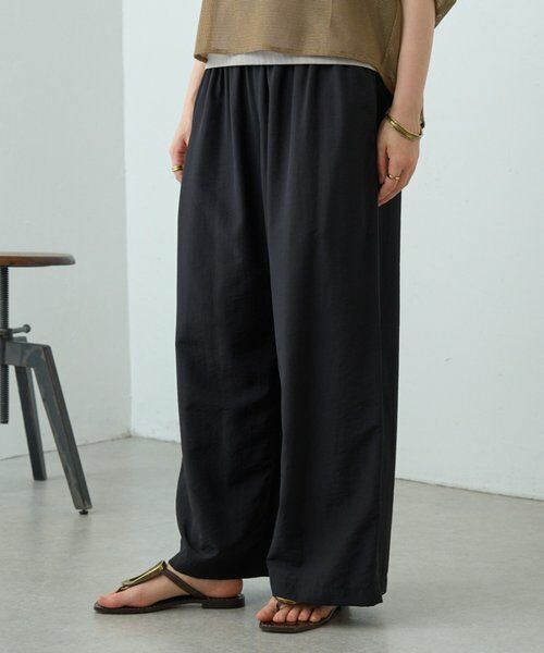 BEARDSLEY / ビアズリー その他パンツ | 《4/8(水)12:00予約開始》ウエストシャーリングパンツ（ブラック）