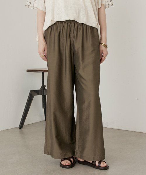 BEARDSLEY / ビアズリー その他パンツ | 《4/8(水)12:00予約開始》ウエストシャーリングパンツ（カーキ）