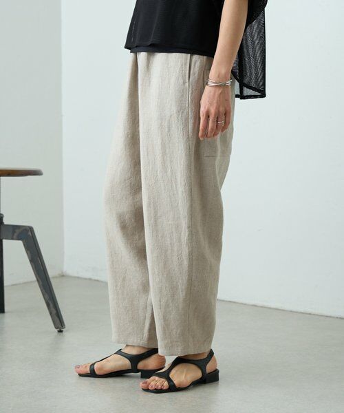 BEARDSLEY / ビアズリー その他パンツ | 《4/8(水)12:00予約開始》リネンバレルパンツ | 詳細1