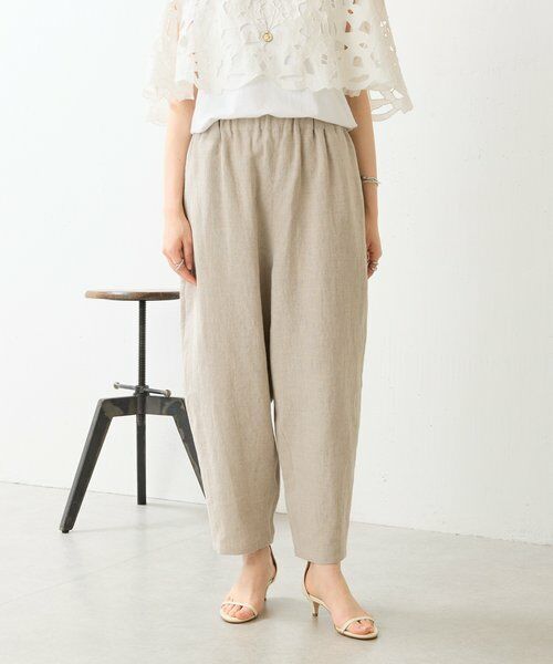 BEARDSLEY / ビアズリー その他パンツ | 《4/8(水)12:00予約開始》リネンバレルパンツ | 詳細10