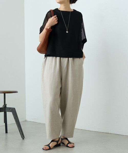 BEARDSLEY / ビアズリー その他パンツ | 《4/8(水)12:00予約開始》リネンバレルパンツ | 詳細3