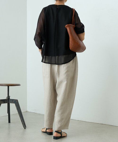 BEARDSLEY / ビアズリー その他パンツ | 《4/8(水)12:00予約開始》リネンバレルパンツ | 詳細5