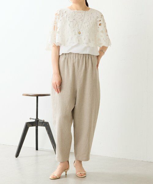 BEARDSLEY / ビアズリー その他パンツ | 《4/8(水)12:00予約開始》リネンバレルパンツ | 詳細7