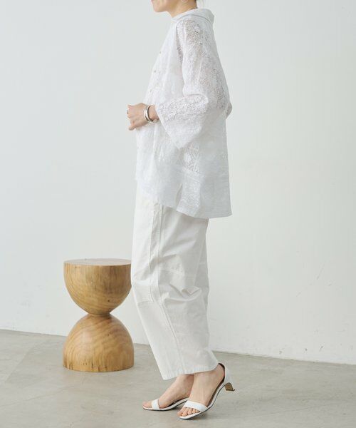 BEARDSLEY / ビアズリー シャツ・ブラウス | MIXレースシャツ | 詳細10