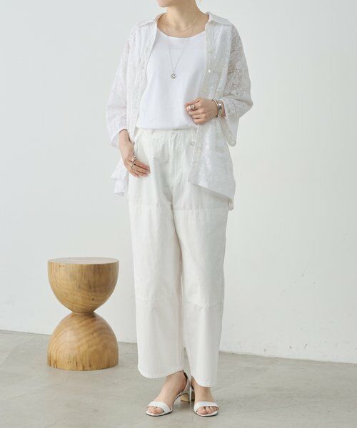 BEARDSLEY / ビアズリー シャツ・ブラウス | MIXレースシャツ | 詳細12