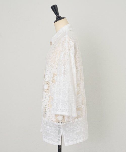 BEARDSLEY / ビアズリー シャツ・ブラウス | MIXレースシャツ | 詳細16