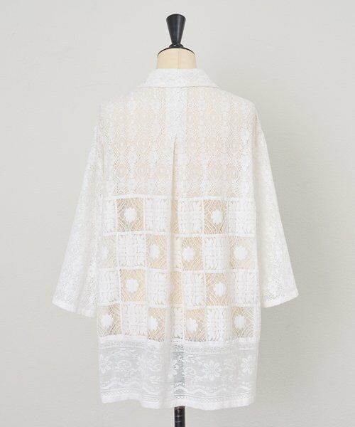 BEARDSLEY / ビアズリー シャツ・ブラウス | MIXレースシャツ | 詳細17