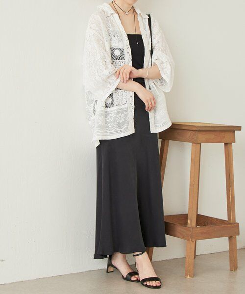 BEARDSLEY / ビアズリー シャツ・ブラウス | MIXレースシャツ | 詳細2