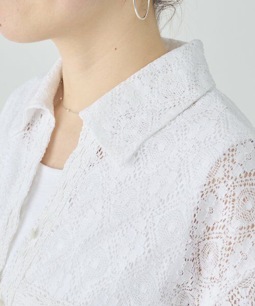 BEARDSLEY / ビアズリー シャツ・ブラウス | MIXレースシャツ | 詳細20