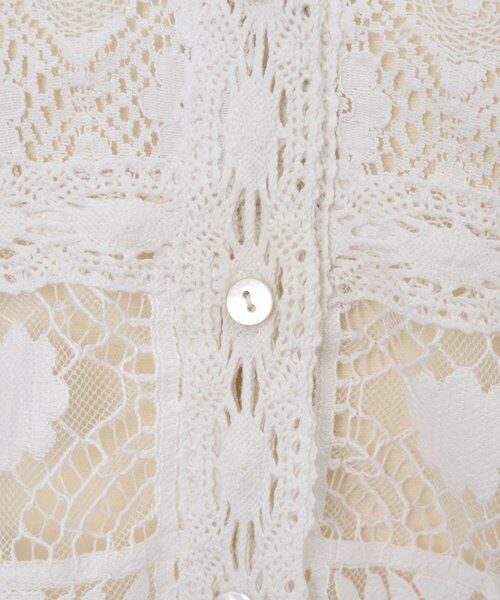 BEARDSLEY / ビアズリー シャツ・ブラウス | MIXレースシャツ | 詳細23
