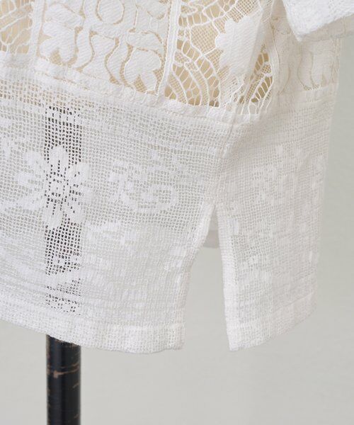 BEARDSLEY / ビアズリー シャツ・ブラウス | MIXレースシャツ | 詳細26