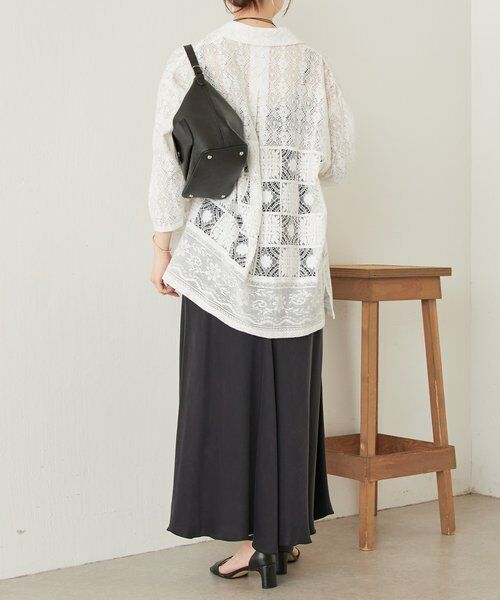 BEARDSLEY / ビアズリー シャツ・ブラウス | MIXレースシャツ | 詳細3