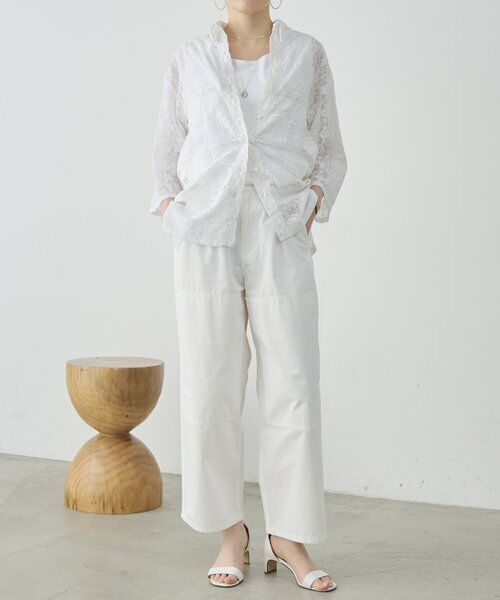 BEARDSLEY / ビアズリー シャツ・ブラウス | MIXレースシャツ | 詳細9