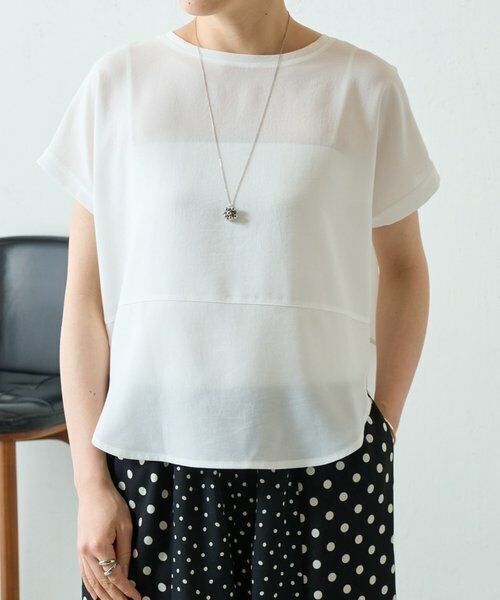 BEARDSLEY / ビアズリー シャツ・ブラウス | 《4/2(木)18：00予約開始》ウシロコクーンブラウス | 詳細1