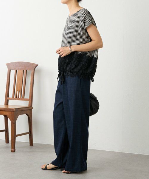 BEARDSLEY / ビアズリー シャツ・ブラウス | 裾レースリネンブラウス | 詳細21