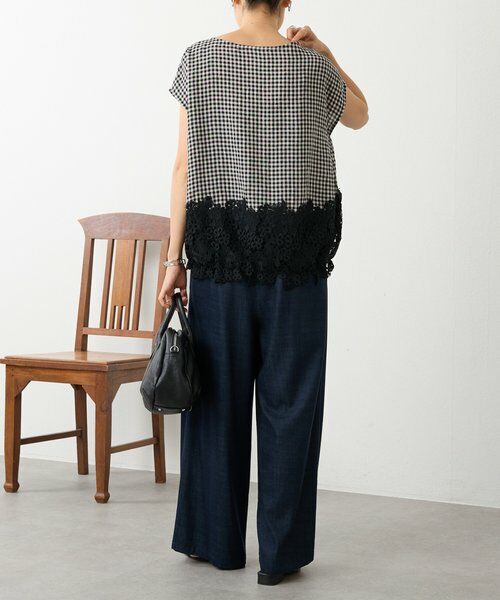 BEARDSLEY / ビアズリー シャツ・ブラウス | 裾レースリネンブラウス | 詳細22