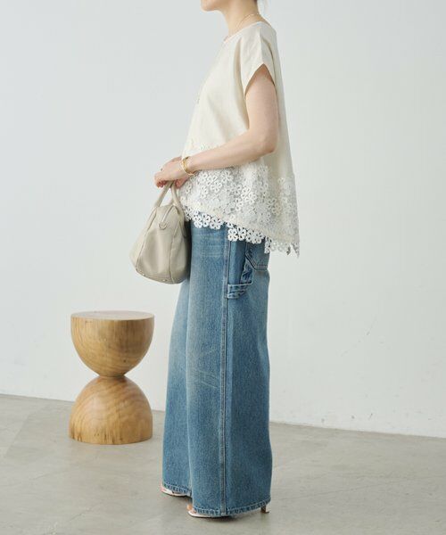 BEARDSLEY / ビアズリー シャツ・ブラウス | 裾レースリネンブラウス | 詳細27