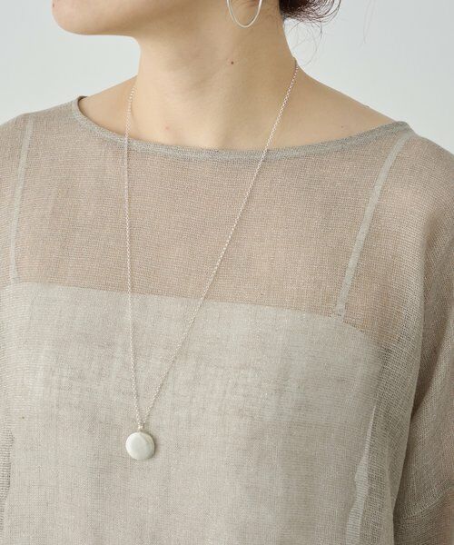 BEARDSLEY / ビアズリー シャツ・ブラウス | 《4/1(水)20：00予約開始》ラメリネンメッシュプルオーバー | 詳細13