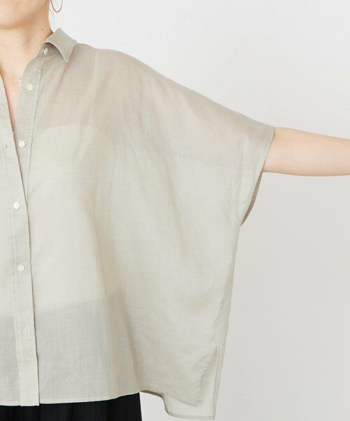 BEARDSLEY / ビアズリー シャツ・ブラウス | 《4/2(木)18：00予約開始》ポンチョシャツ | 詳細10