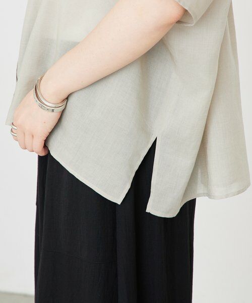 BEARDSLEY / ビアズリー シャツ・ブラウス | 《4/2(木)18：00予約開始》ポンチョシャツ | 詳細11