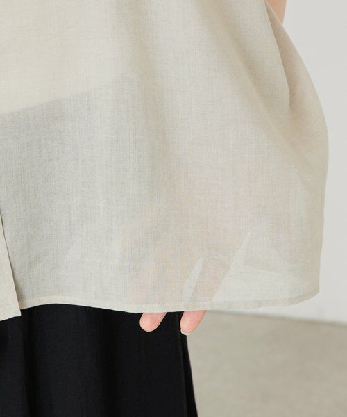 BEARDSLEY / ビアズリー シャツ・ブラウス | 《4/2(木)18：00予約開始》ポンチョシャツ | 詳細12