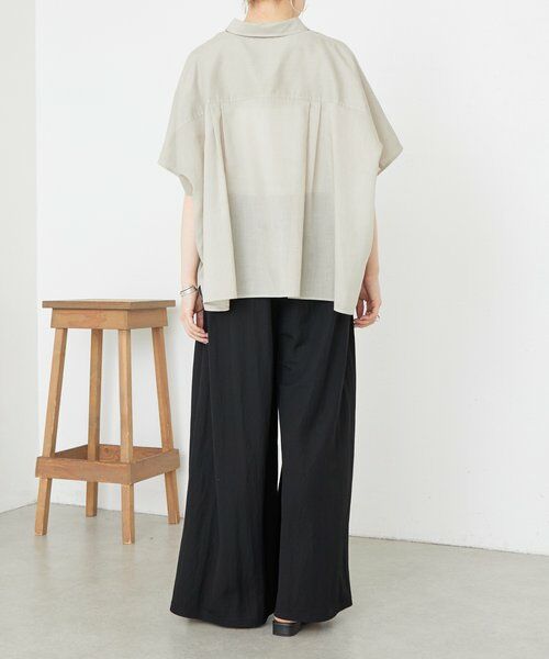 BEARDSLEY / ビアズリー シャツ・ブラウス | 《4/2(木)18：00予約開始》ポンチョシャツ | 詳細8