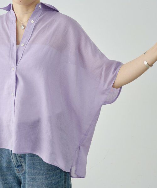 BEARDSLEY / ビアズリー シャツ・ブラウス | 《4/2(木)18：00予約開始》ポンチョシャツ | 詳細22