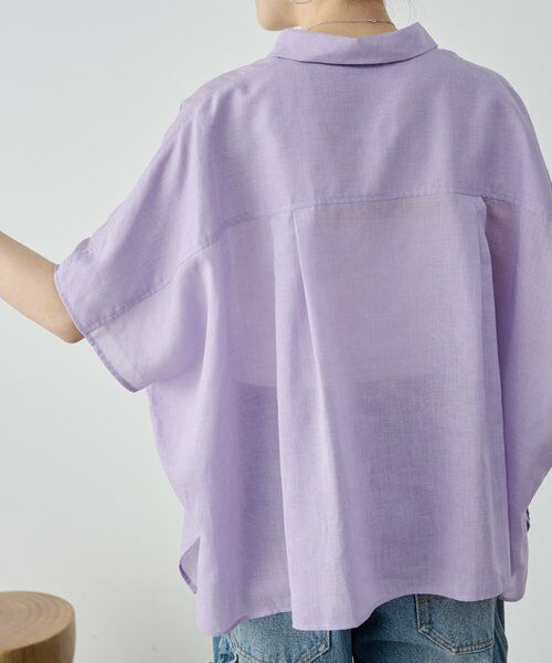 BEARDSLEY / ビアズリー シャツ・ブラウス | 《4/2(木)18：00予約開始》ポンチョシャツ | 詳細23