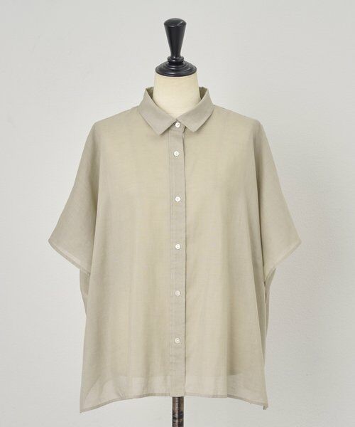 BEARDSLEY / ビアズリー シャツ・ブラウス | 《4/2(木)18：00予約開始》ポンチョシャツ | 詳細24