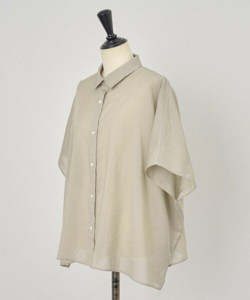 BEARDSLEY / ビアズリー シャツ・ブラウス | 《4/2(木)18：00予約開始》ポンチョシャツ | 詳細26