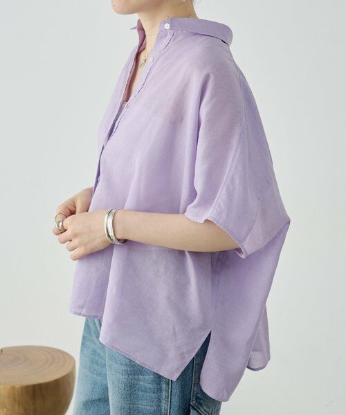 BEARDSLEY / ビアズリー シャツ・ブラウス | 《4/2(木)18：00予約開始》ポンチョシャツ | 詳細14