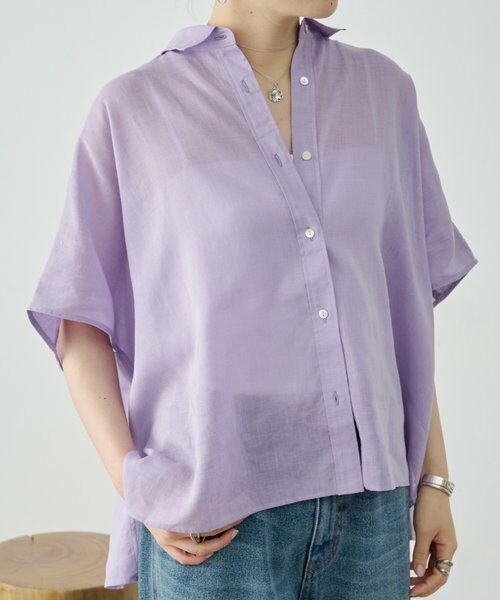 BEARDSLEY / ビアズリー シャツ・ブラウス | 《4/2(木)18：00予約開始》ポンチョシャツ | 詳細16