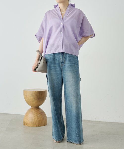 BEARDSLEY / ビアズリー シャツ・ブラウス | 《4/2(木)18：00予約開始》ポンチョシャツ | 詳細17