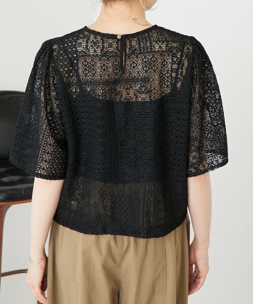 BEARDSLEY / ビアズリー シャツ・ブラウス | 《4/1(水)20：00予約開始》フレアスリーブレースプルオーバー | 詳細14