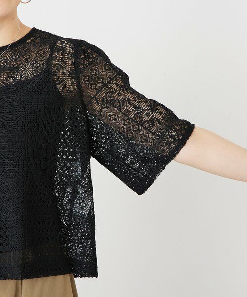 BEARDSLEY / ビアズリー シャツ・ブラウス | 《4/1(水)20：00予約開始》フレアスリーブレースプルオーバー | 詳細17