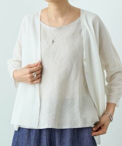 BEARDSLEY / ビアズリー シャツ・ブラウス | 《4/8(水)12:00予約開始》リネンバイヤスタンクトップ