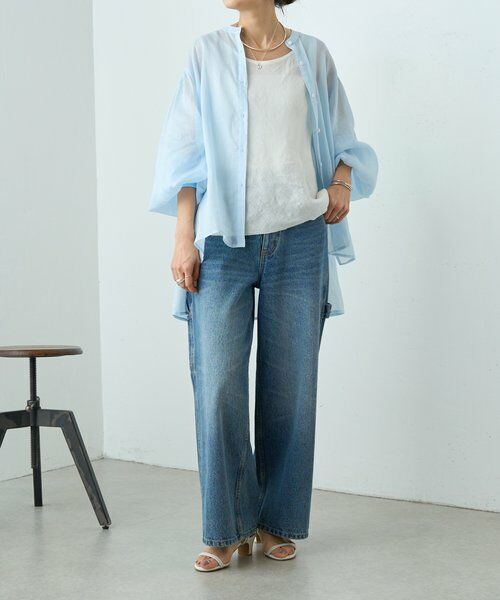 BEARDSLEY / ビアズリー シャツ・ブラウス | 《4/8(水)12:00予約開始》リネンバイヤスタンクトップ | 詳細3