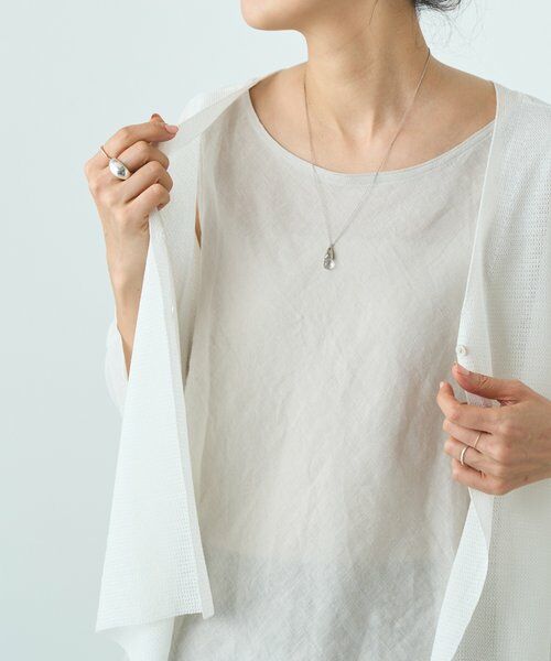 BEARDSLEY / ビアズリー シャツ・ブラウス | 《4/8(水)12:00予約開始》リネンバイヤスタンクトップ | 詳細5